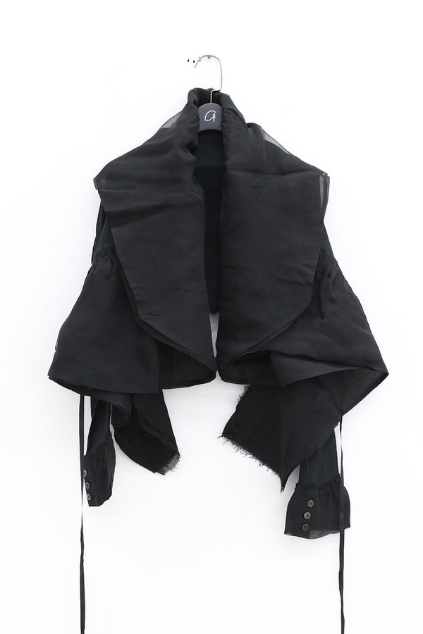 marc le bihan cropped top 22925 black